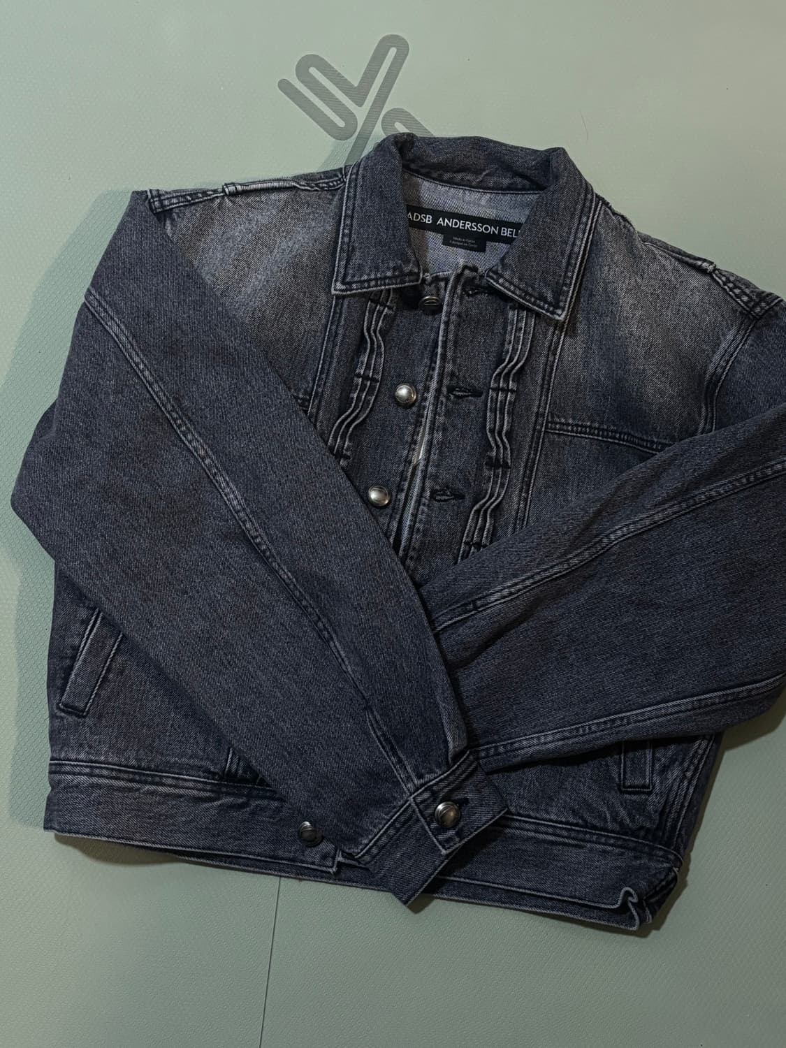 (S) 앤더슨벨 데님 봄버 자켓 상품이미지1