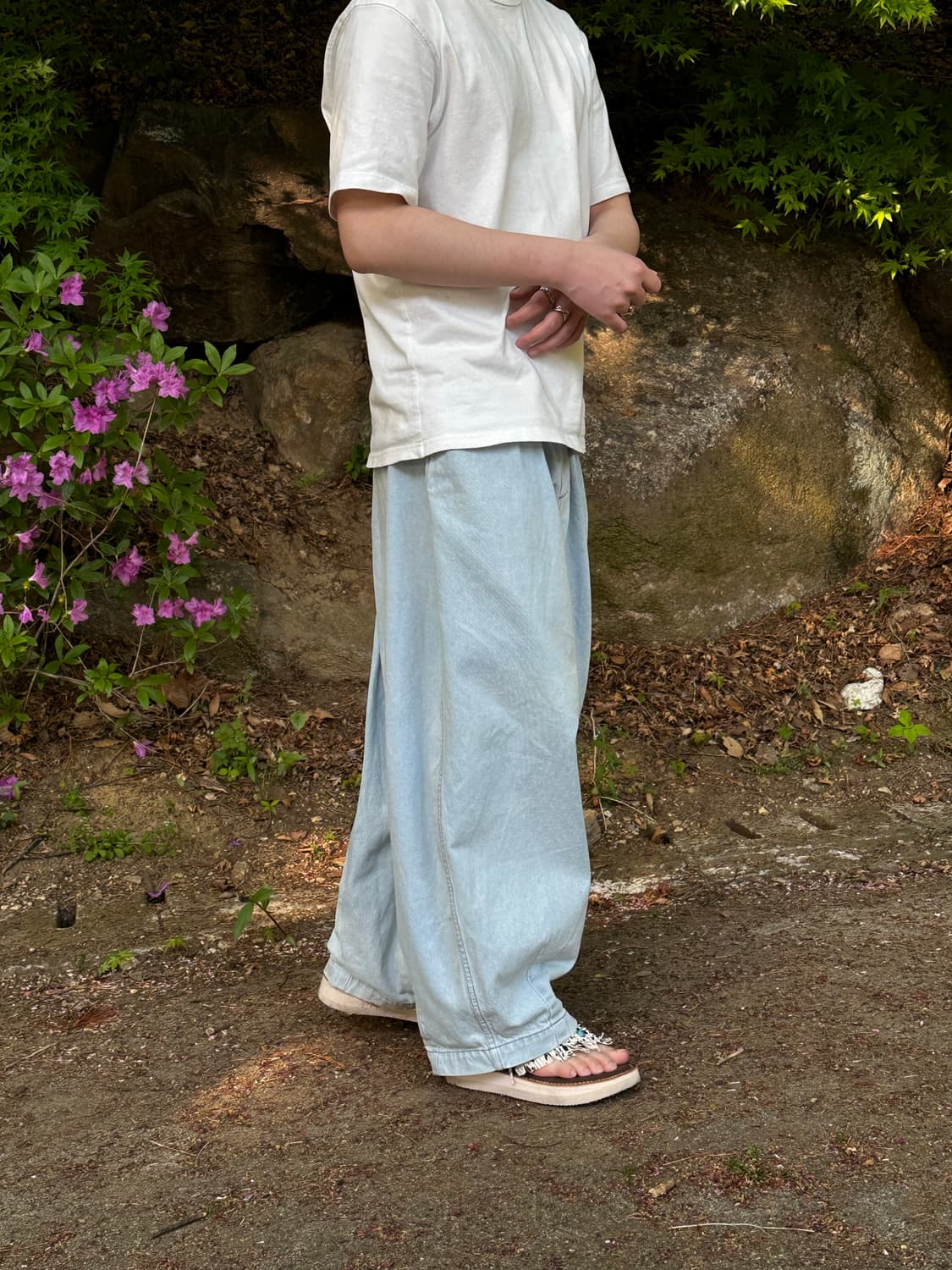Harvesty Circus pants (light blue denim) 상품이미지5