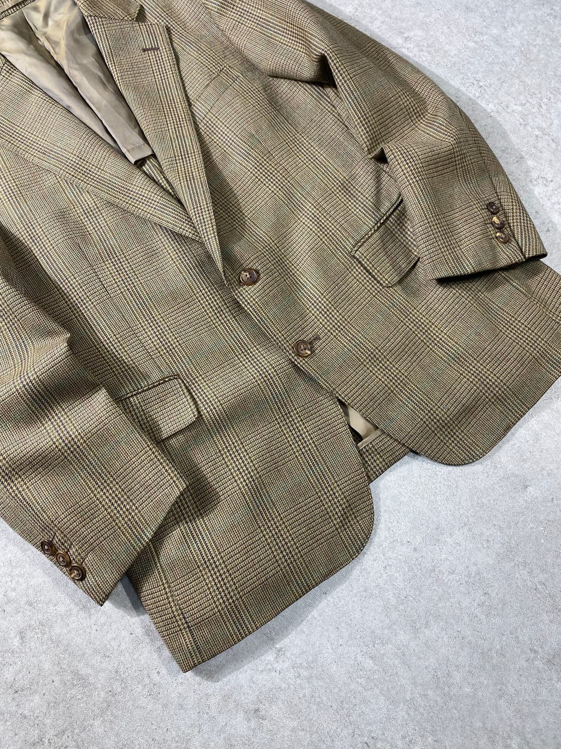 [M] 90s J.Press 제이프레스 글렌체크 울 블레이저 상품이미지3