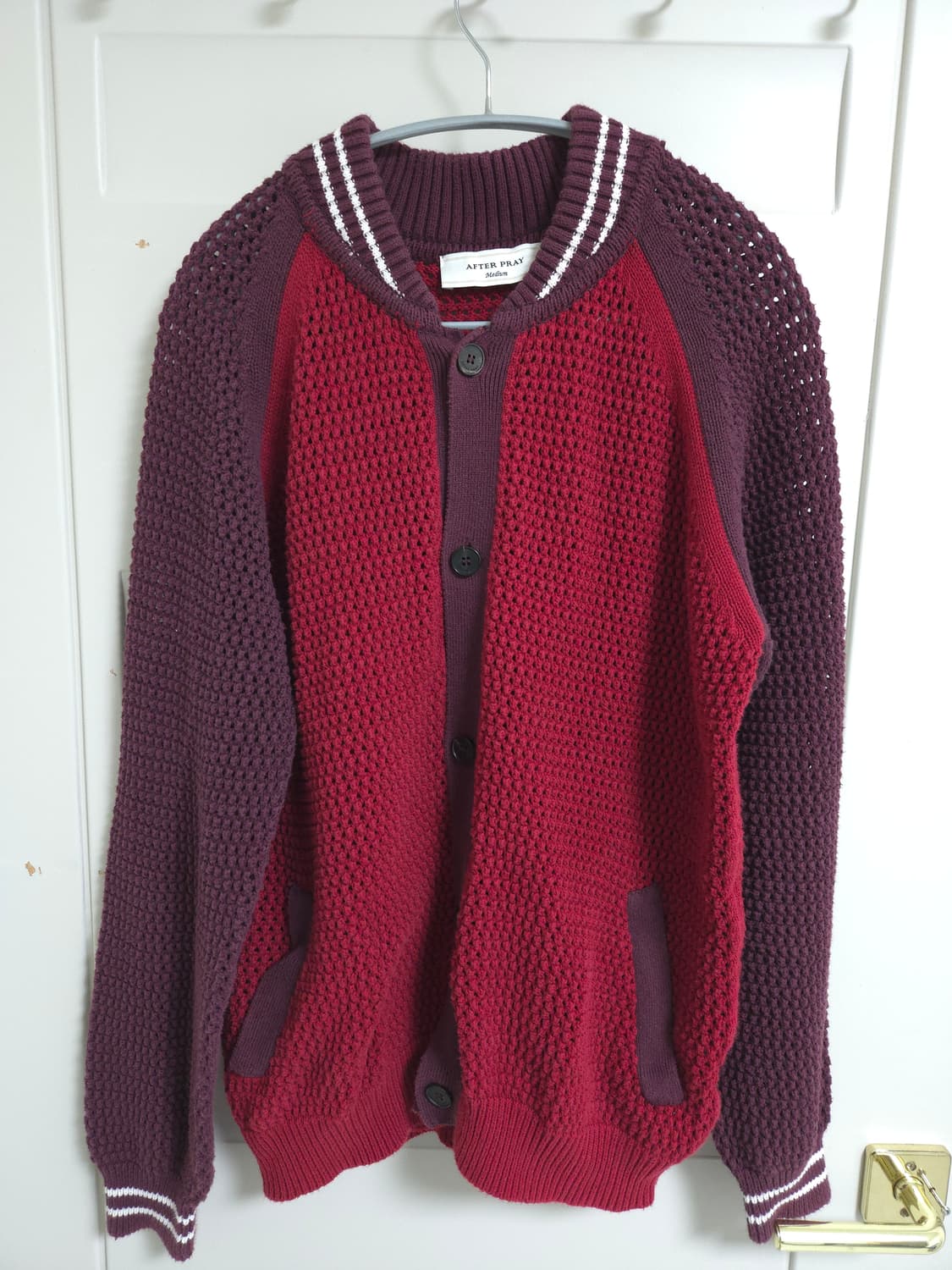 애프터프레이 크로쉐 바시티 가디건 상품이미지2