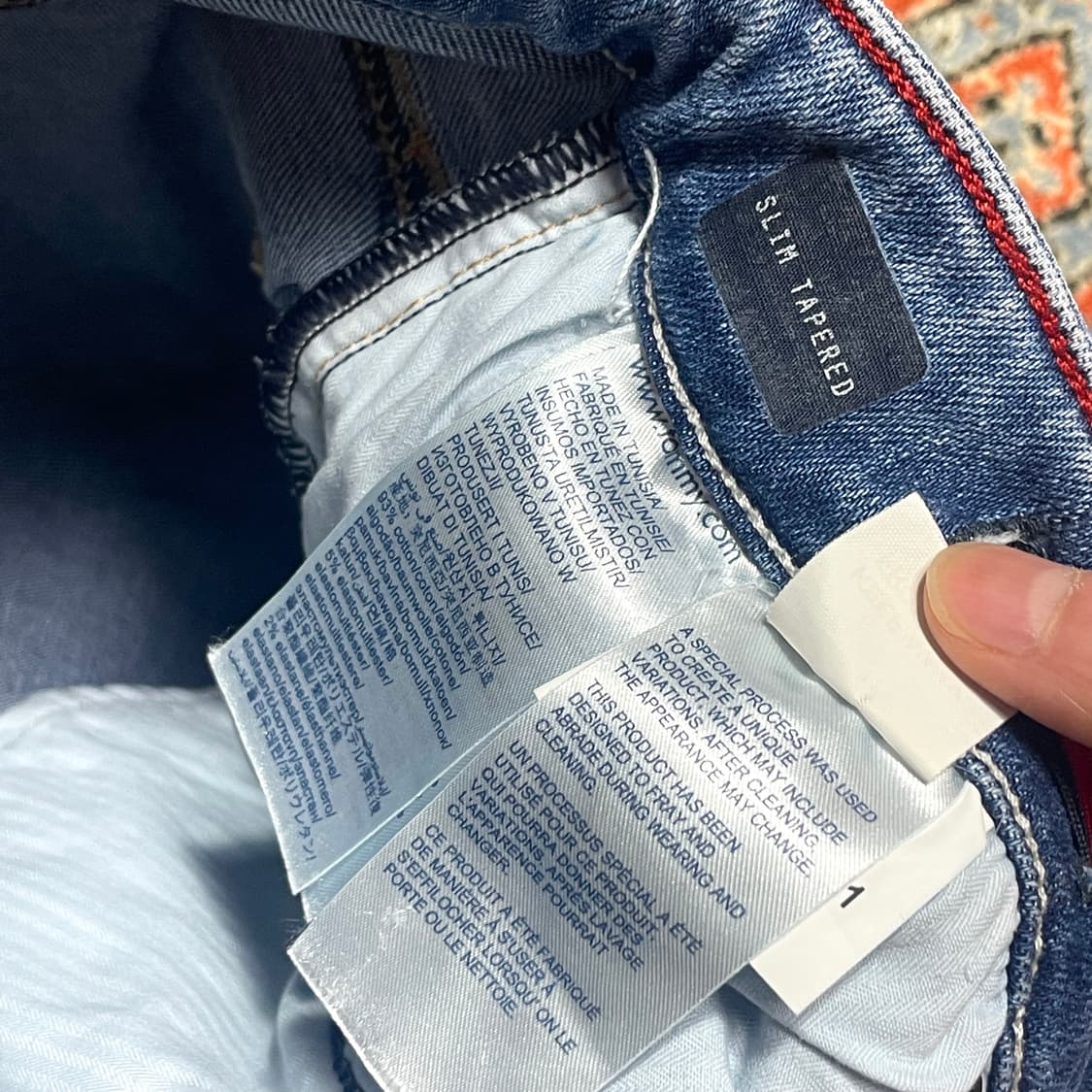 타미힐피거 중청 데님 스키니 팬츠 여성164 상품이미지4