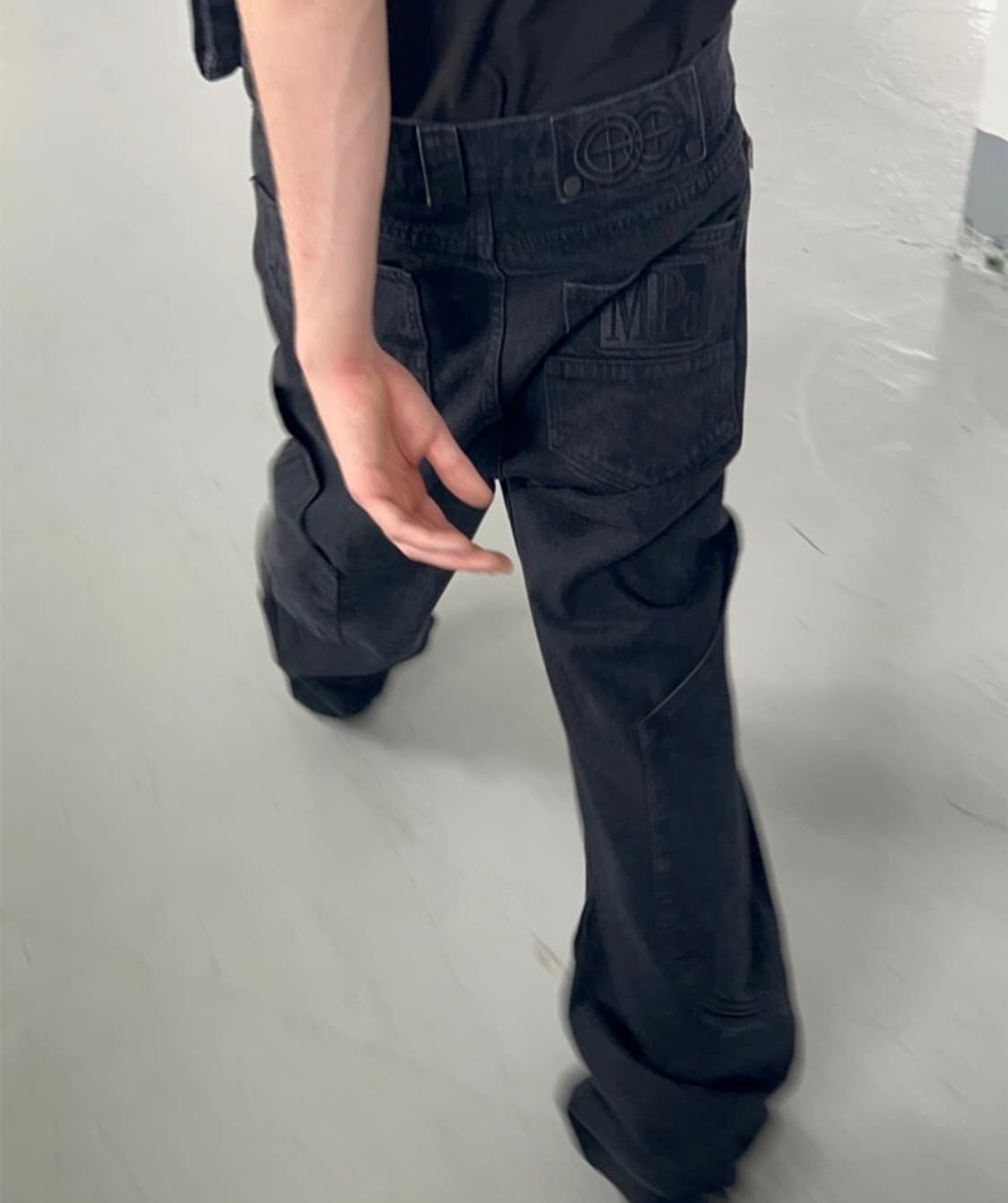 플라스틱프로덕트 MPa CALF POCKET PANTS (BLACK) M 상품이미지1