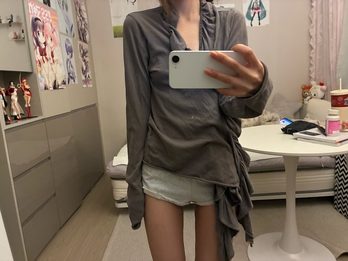 프랑스 빈티지 드레이핑 가디건 상품이미지2