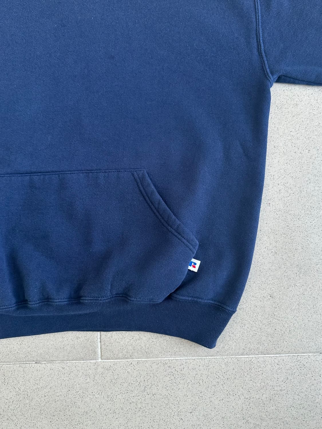 90s 빈티지 러셀 후드 네이비 M 상품이미지3