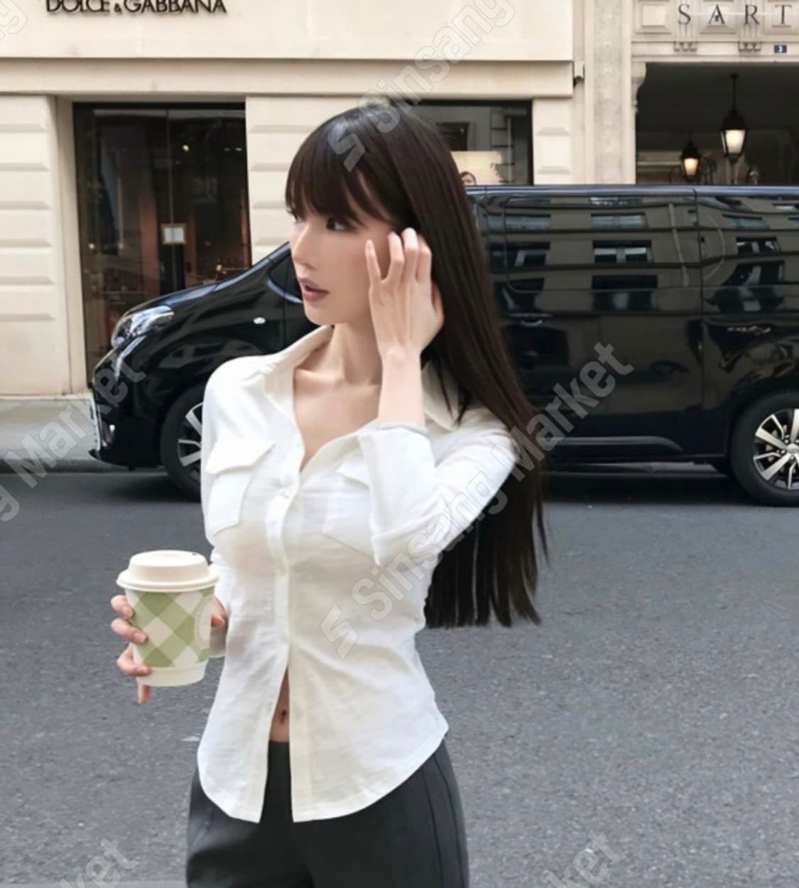 7부 셔츠 카라티셔츠 상품이미지2