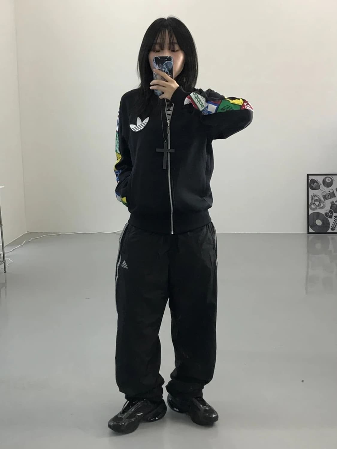 아디다스 테이프 라벨 슈퍼스타 트랙탑 져지 자켓 상품이미지3