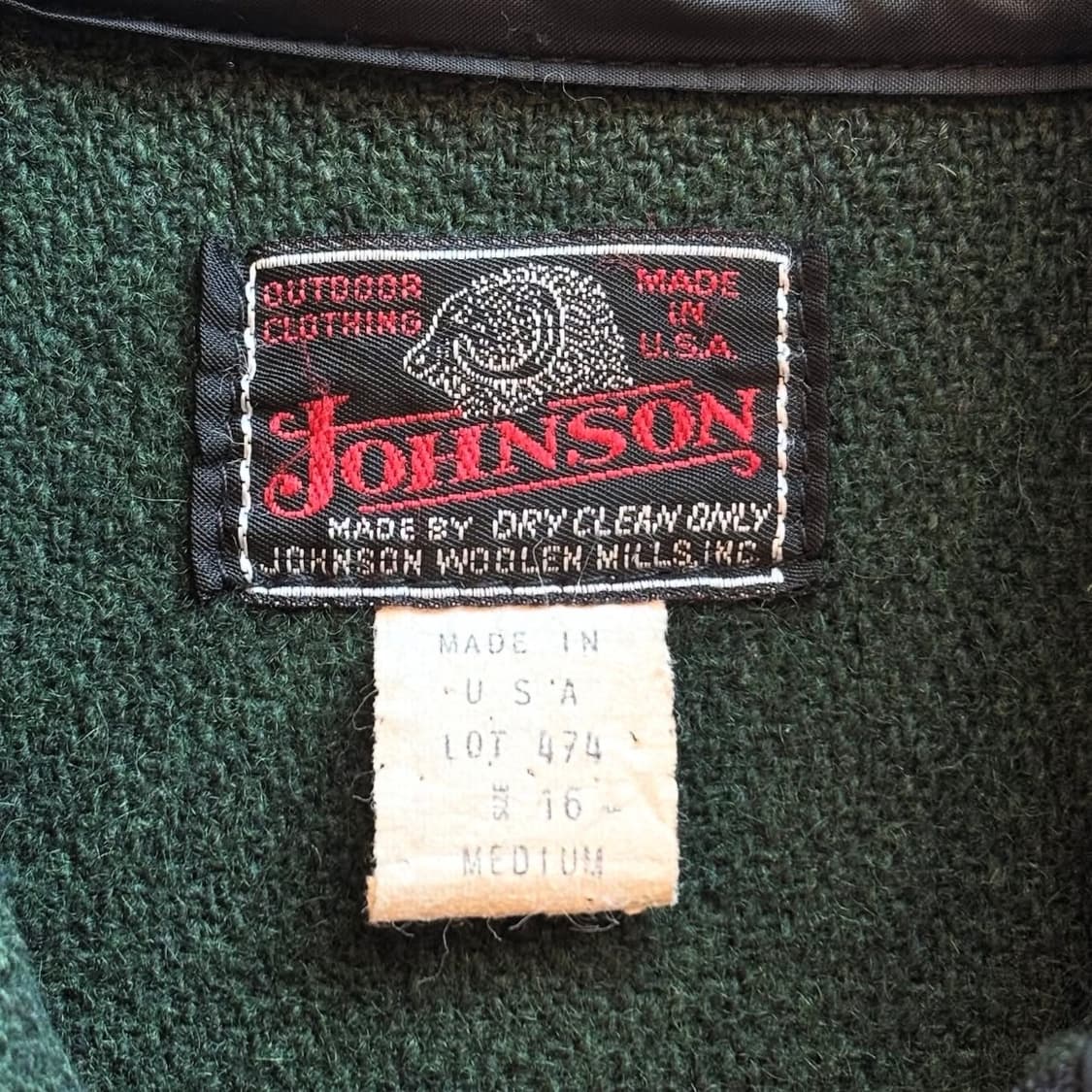 60's U.S.A Johnson woolen mills 상품이미지7