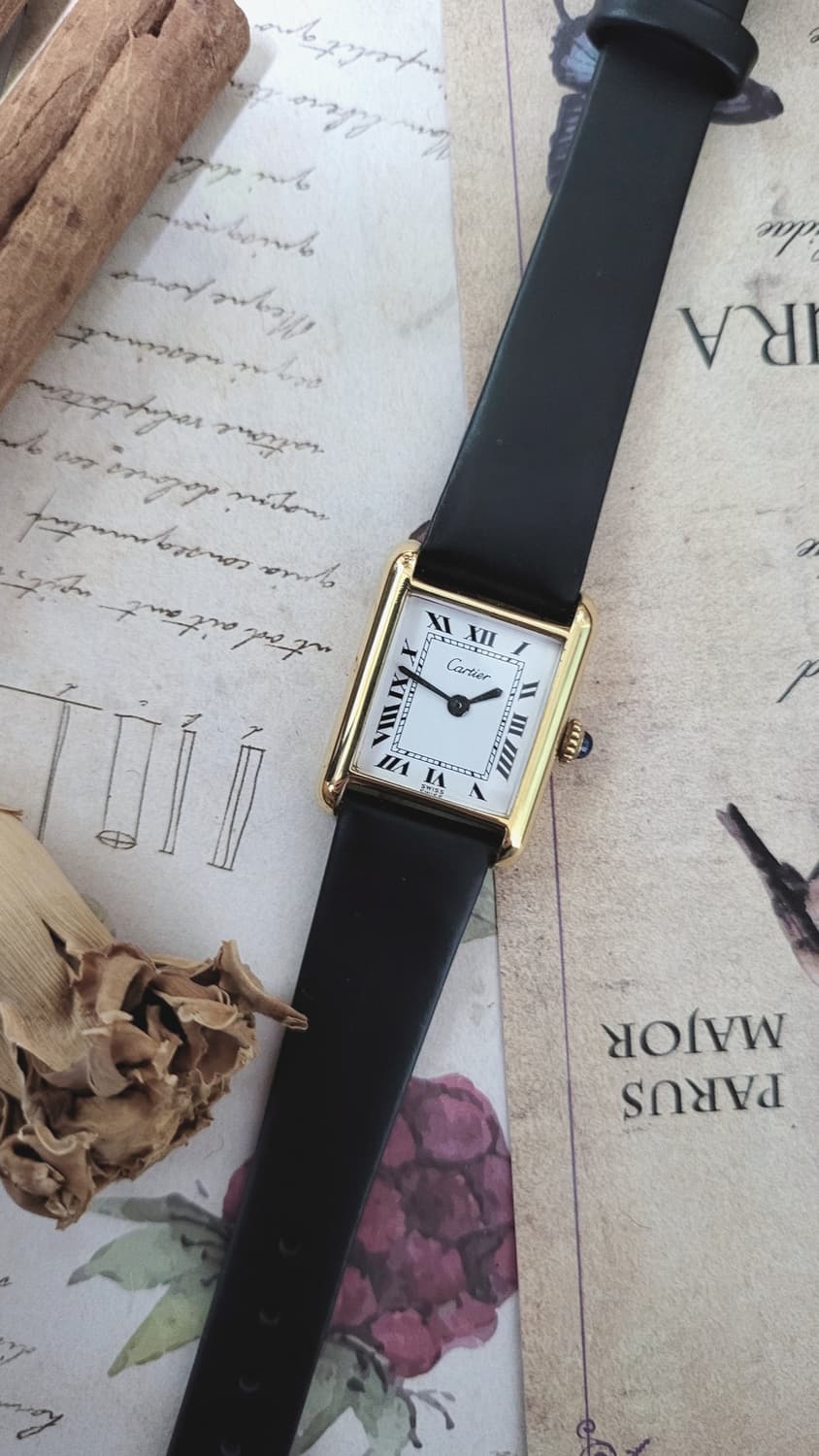 [특가상품]정품 까르띠에 프리 머스트 탱크 여성용 수동시계 상품이미지2