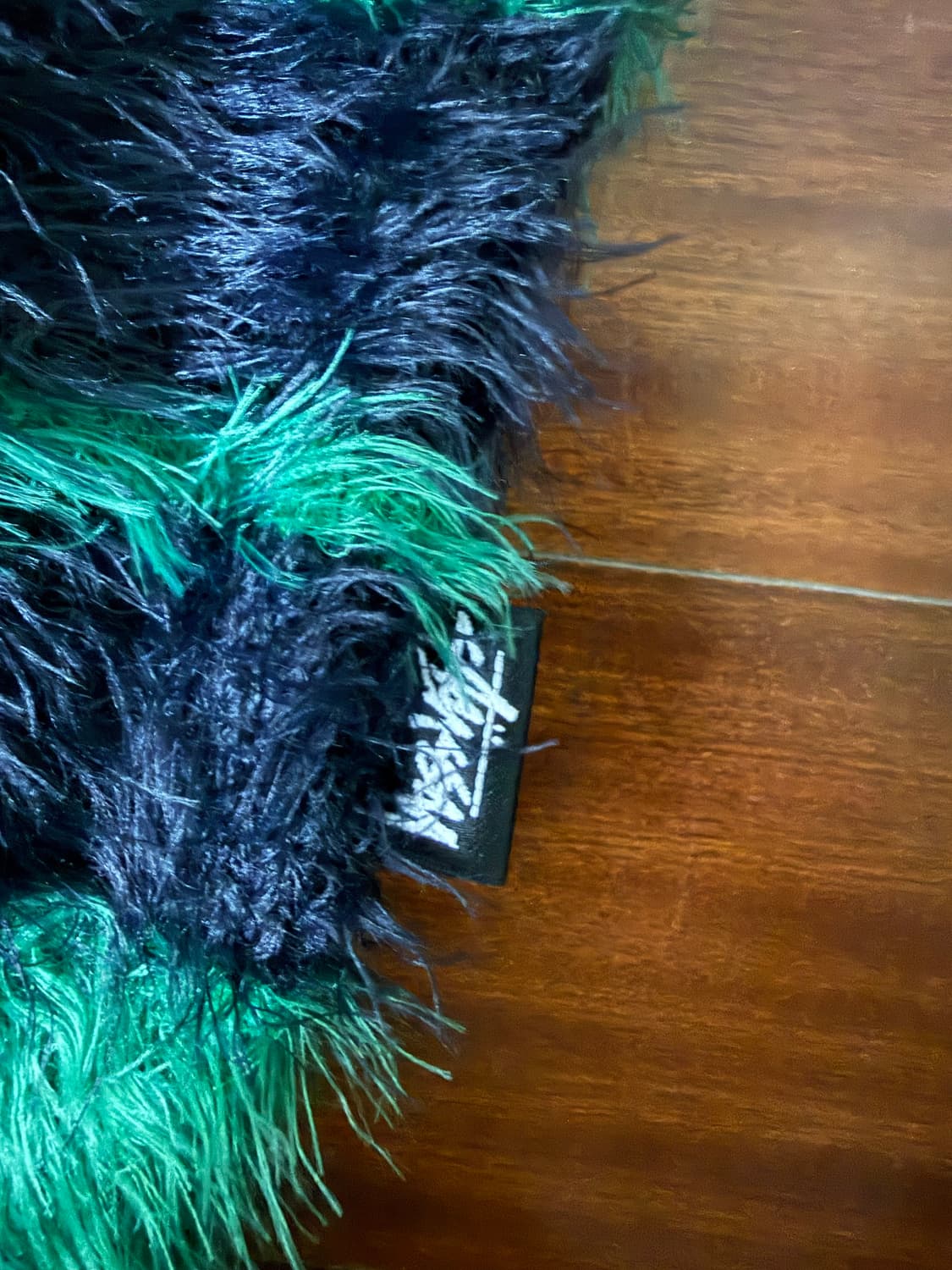 스투시 헤어리 스트라이프 크루 (그린 / S) 상품이미지8