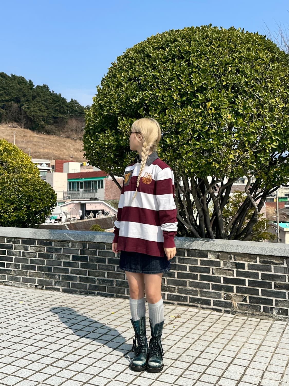 Gant striped rugby long-sleeve shirt 간트  상품이미지2