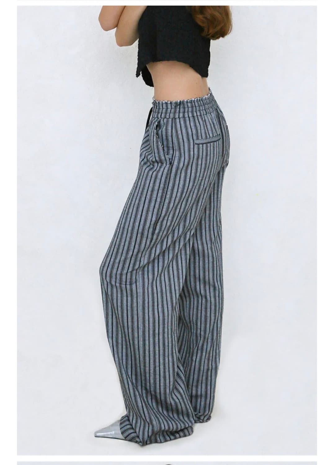 폴리수엠 fresh effortless pants(black/1size) 상품이미지2