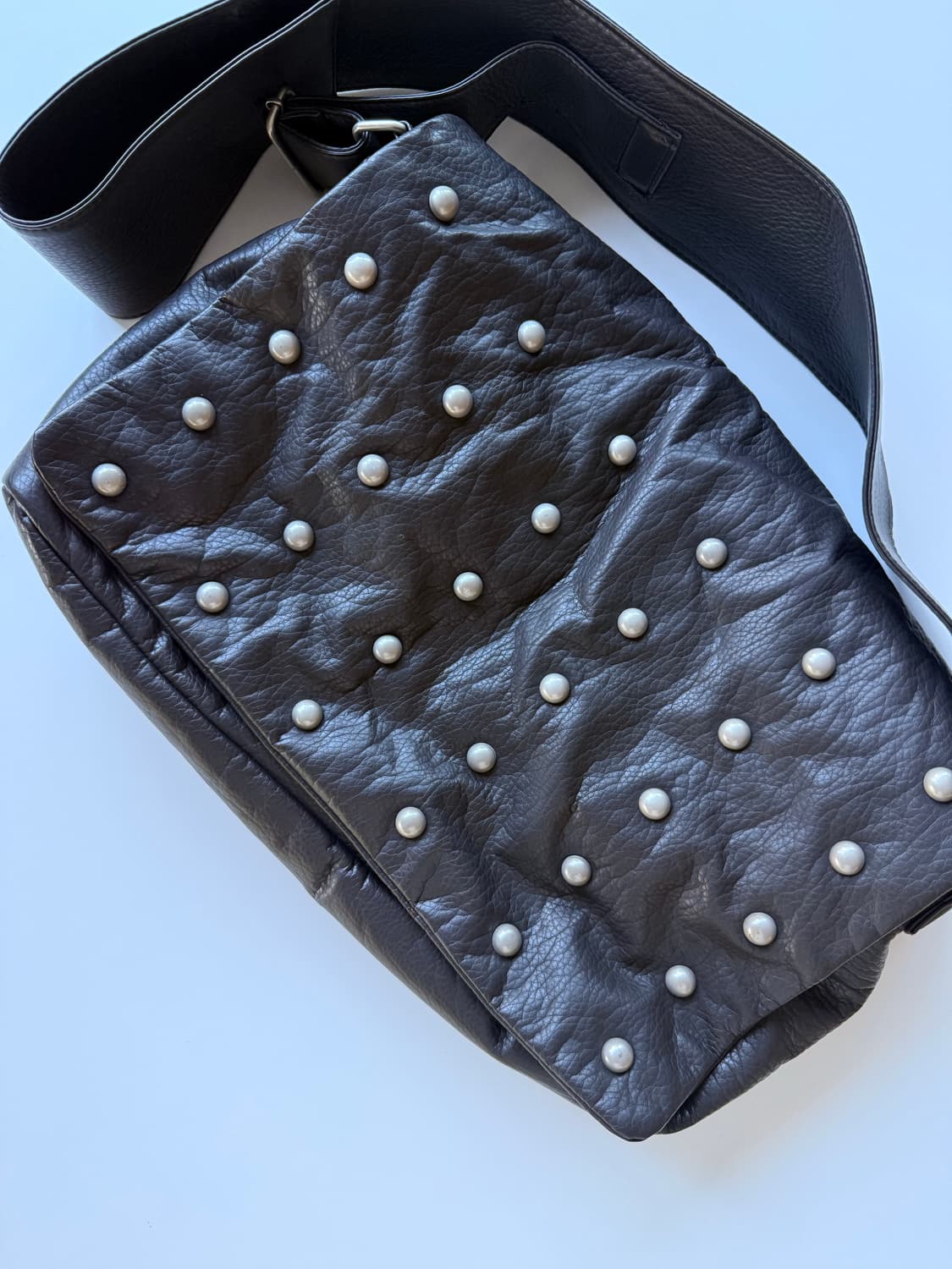 플리즈프로젝트 스터드 레더 백 상품이미지5