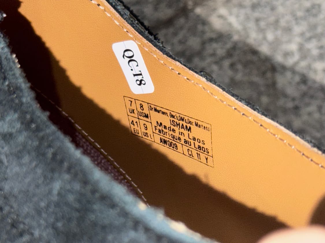 닥터마틴 아이샴 스웨이드 블랙 260 상품이미지6