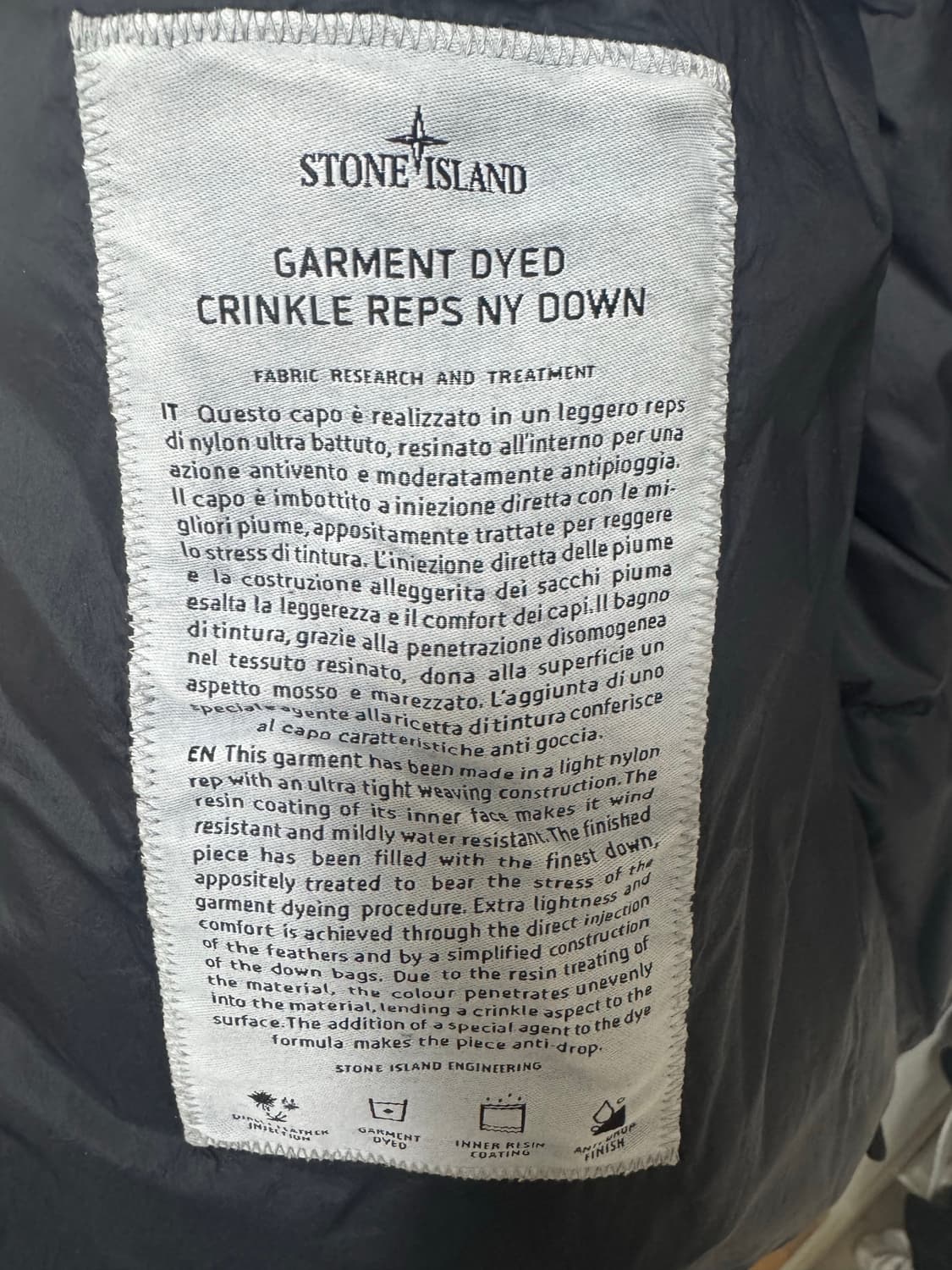 스톤아일랜드 크링클랩스 21fw  상품이미지3