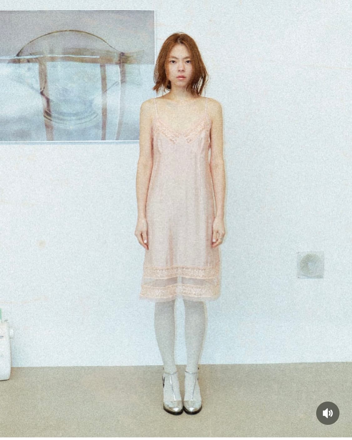 키야기 빈티지 레이스 슬립 원피스 상품이미지1