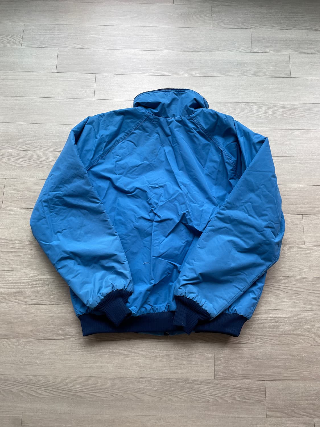 80s 파타고니아 쉘드 신칠라 봄버 자켓 블루 rare usa 상품이미지2