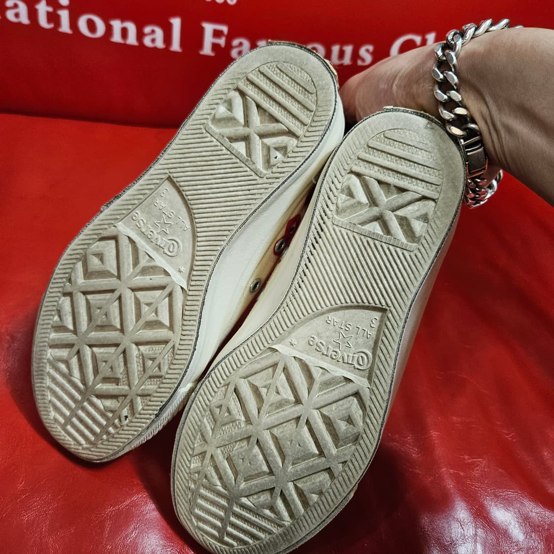  (일본판) 꼼데가르송 x 컨버스 스니커즈 상품이미지6