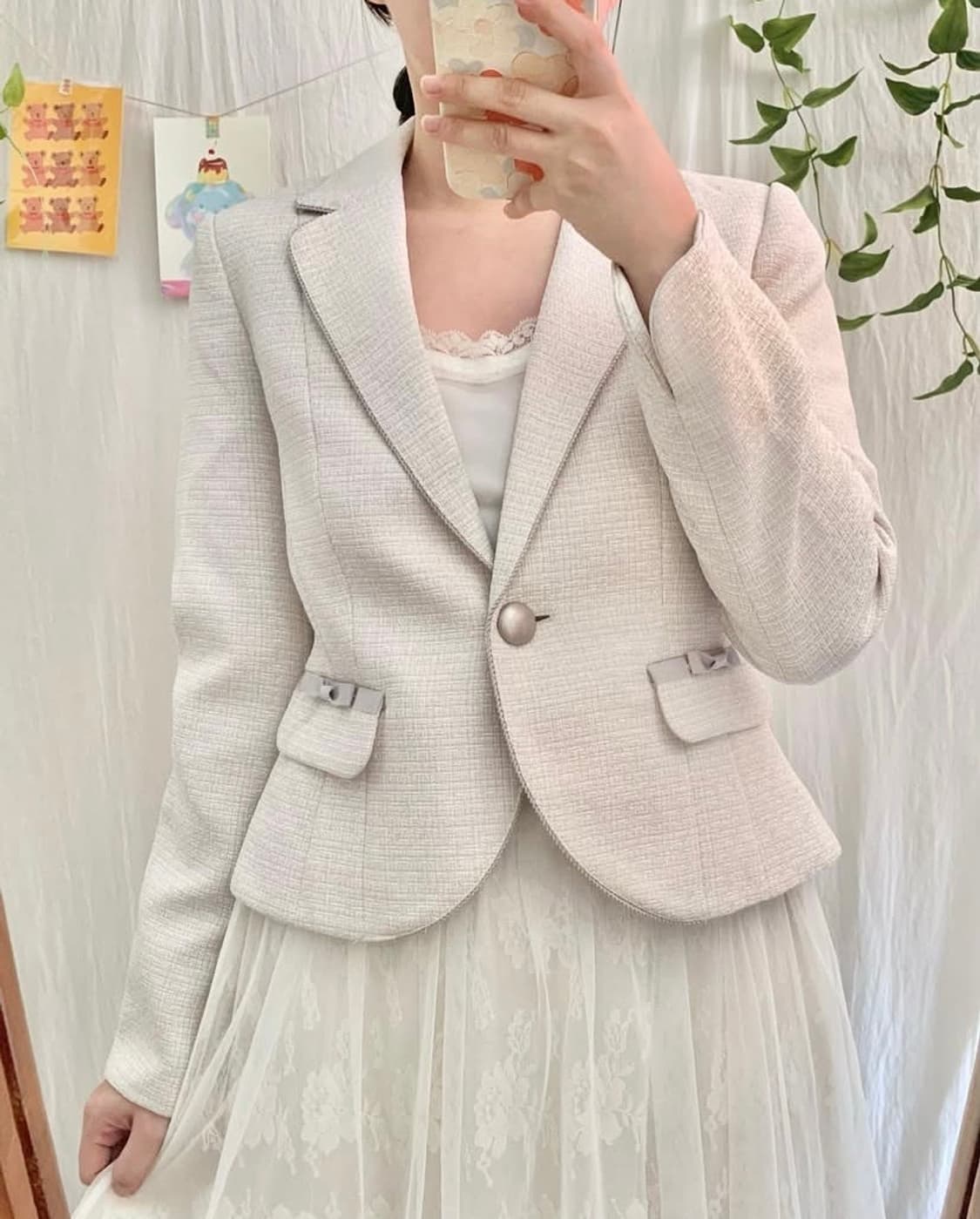 빈티지 트위드 자켓 상품이미지2