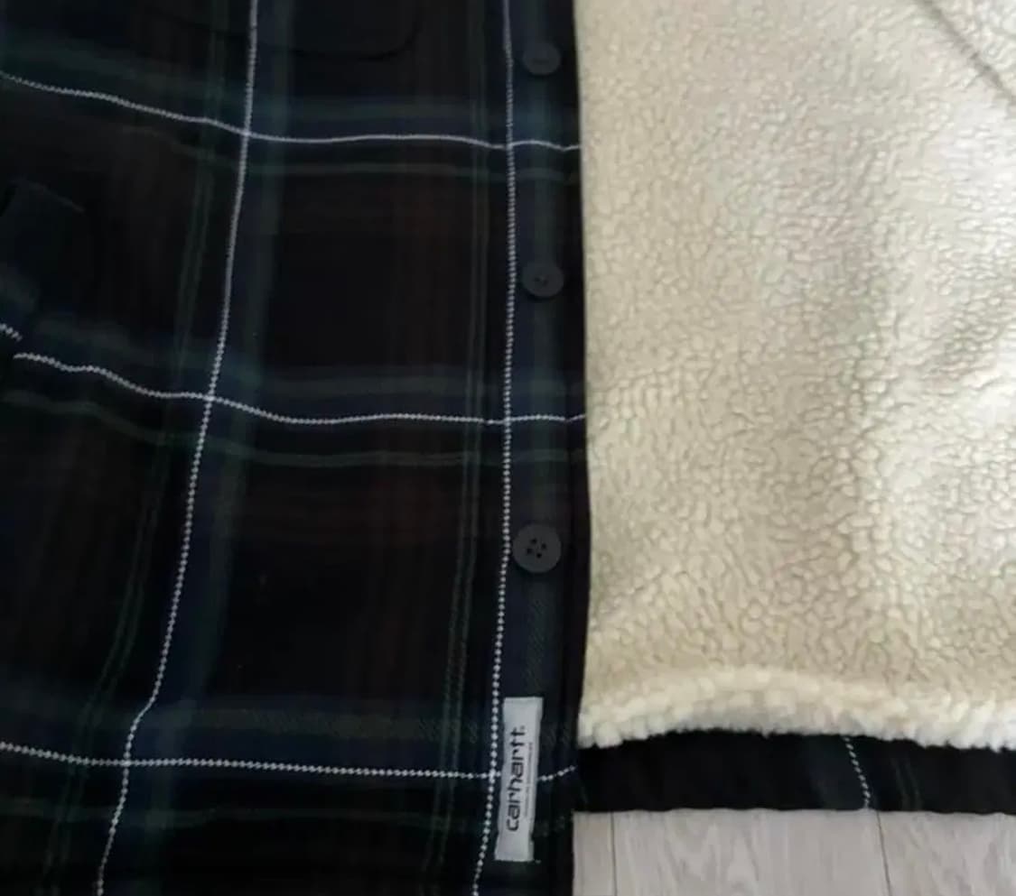 칼하트 Wip 에이든 체크 셔츠자켓(s) 상품이미지8