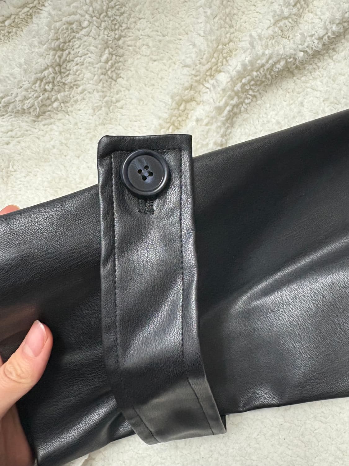 블랙 가죽자켓 상품이미지3