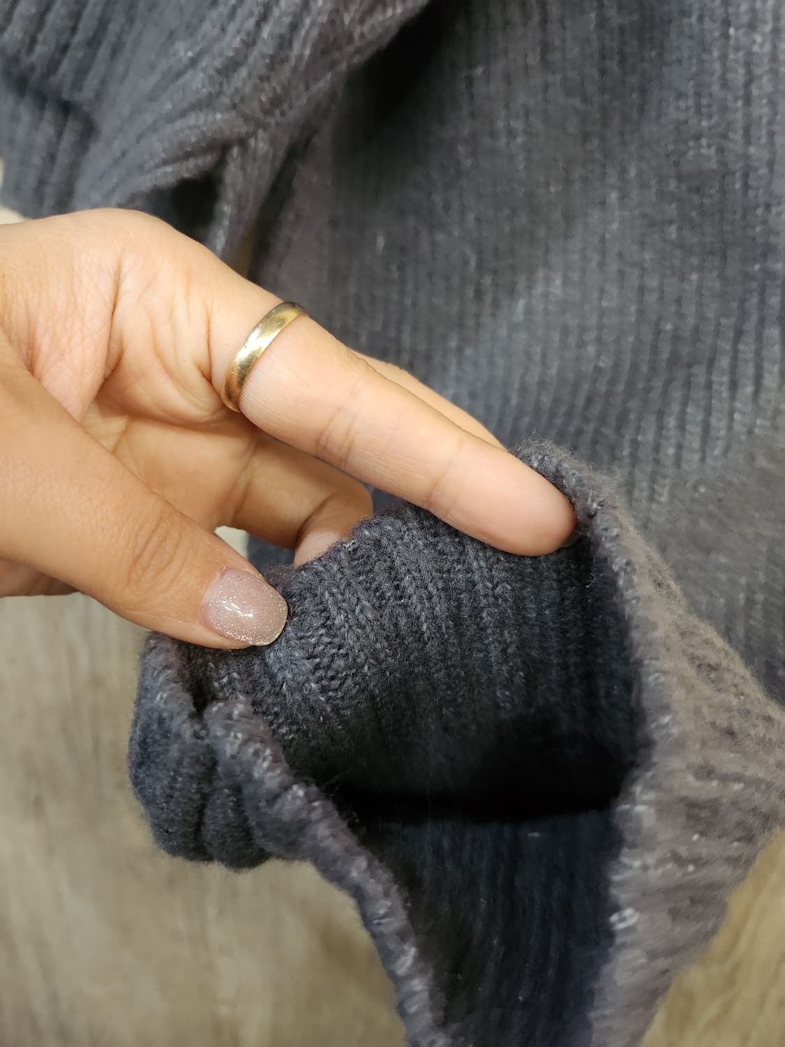 1055) 터틀넥 크롭 니트 상품이미지5