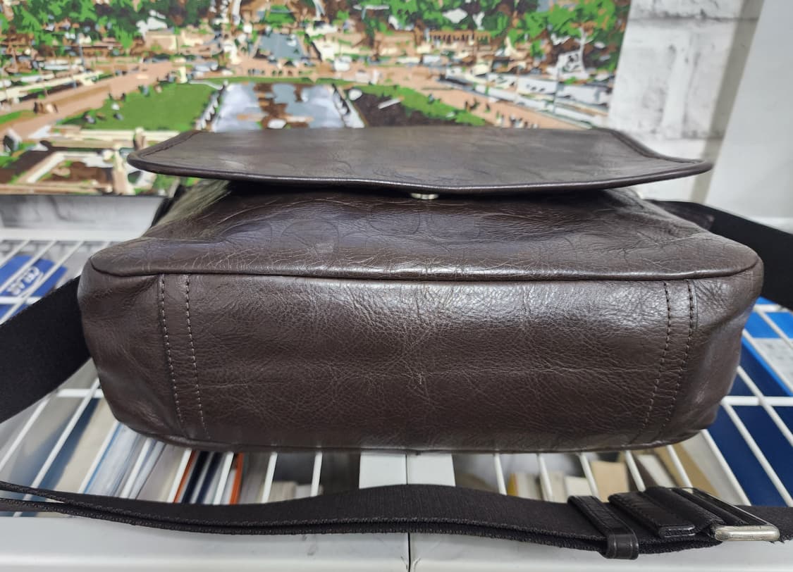 코치 메신저백 남성 숄더백 크로스백 헤리티지 웹 레더 엠보스 BF17 상품이미지5