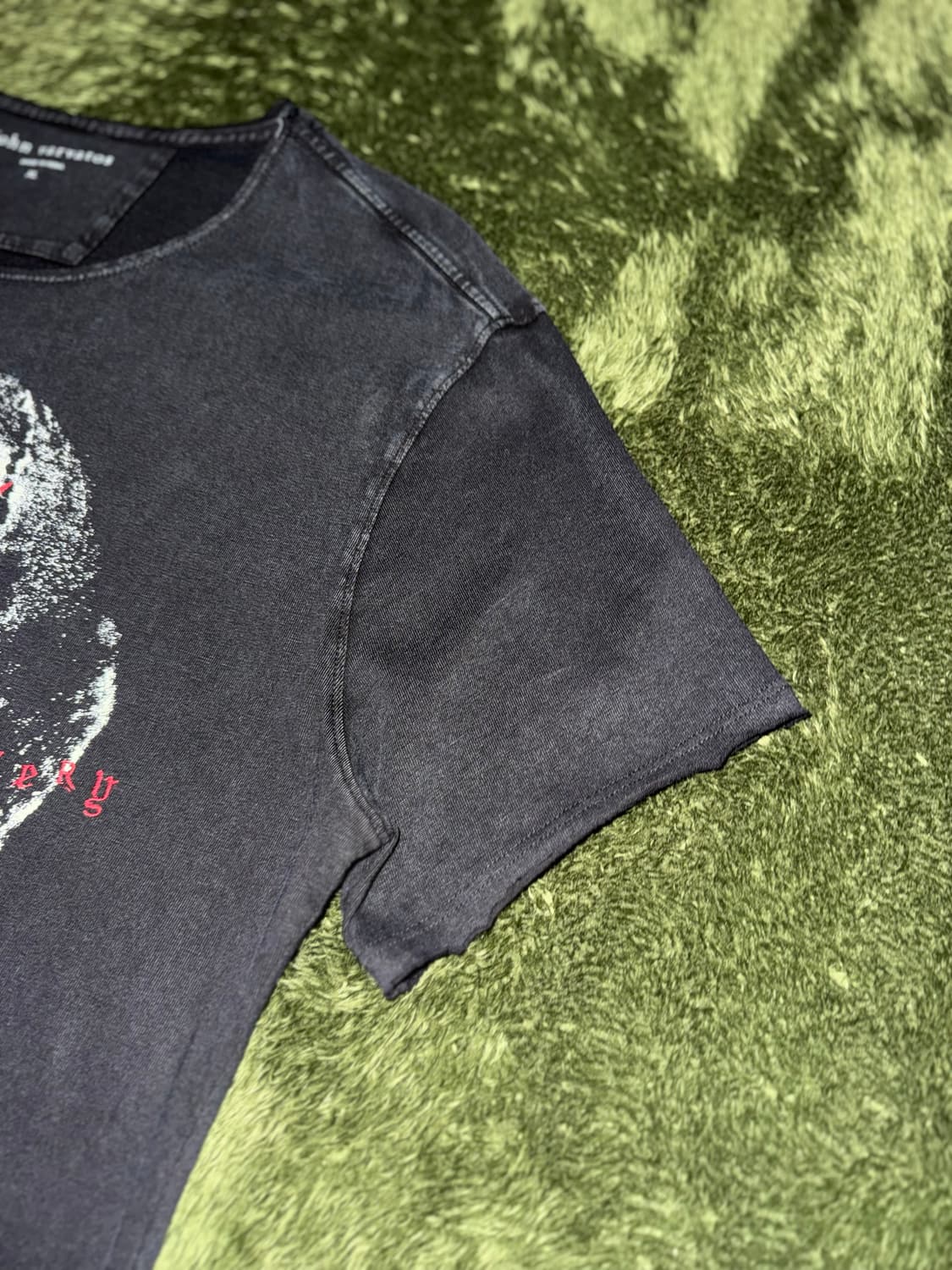 [XL] 존 바바토스 보워리 스컬 엠브로이더리 사틴 스티치 티셔츠 상품이미지4