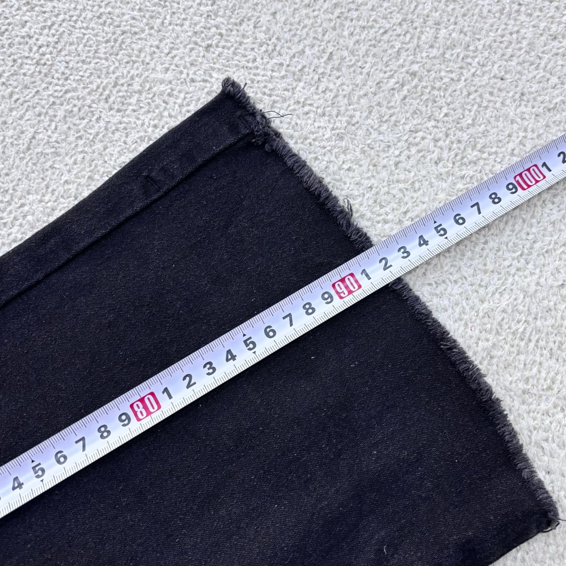 L 빈티지 여성 블랙 부츠컷 데님 팬츠 0414E 상품이미지6