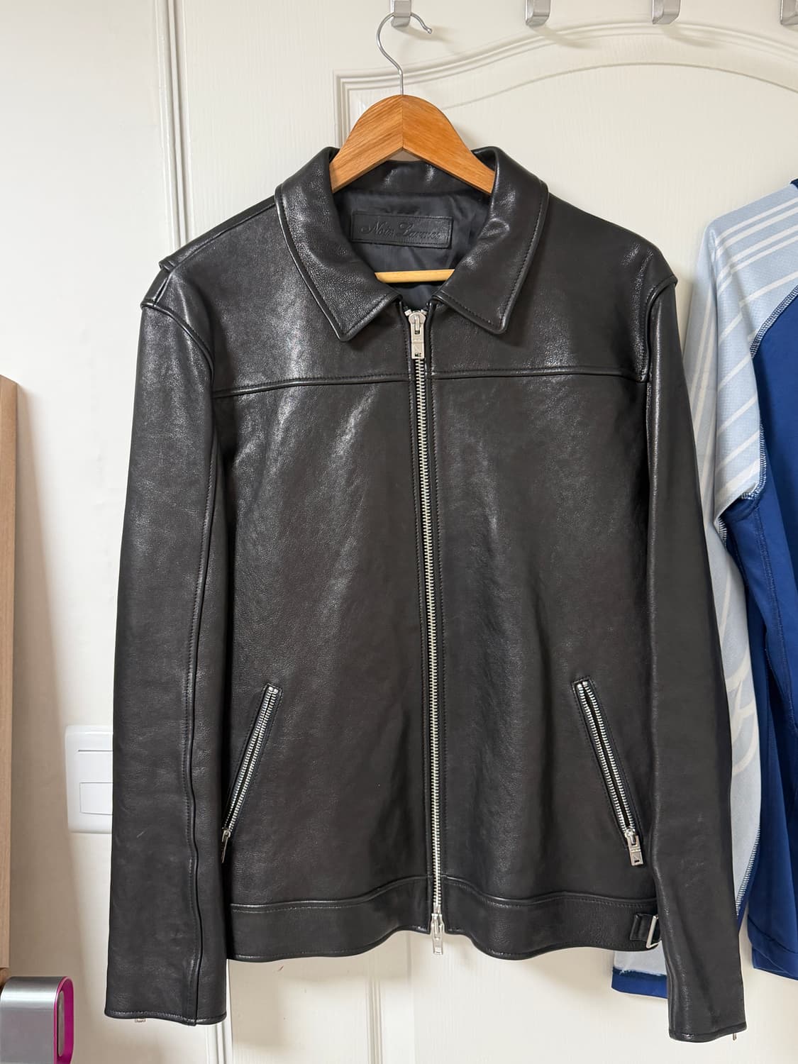 느와르라르메스 싱글라이더 램스킨 자켓 48사이즈 105 상품이미지1