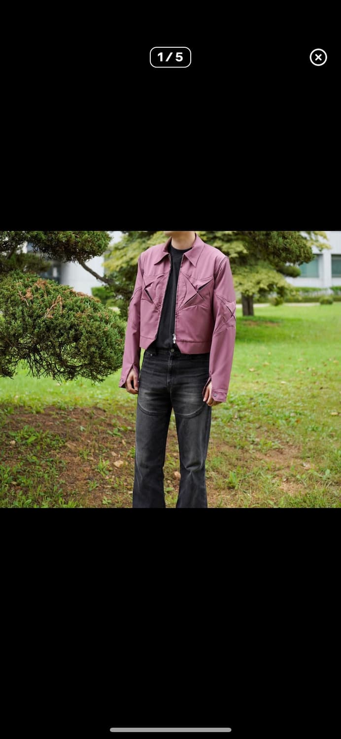 1) 강정석 x jip 자켓 (dark pink) 상품이미지3