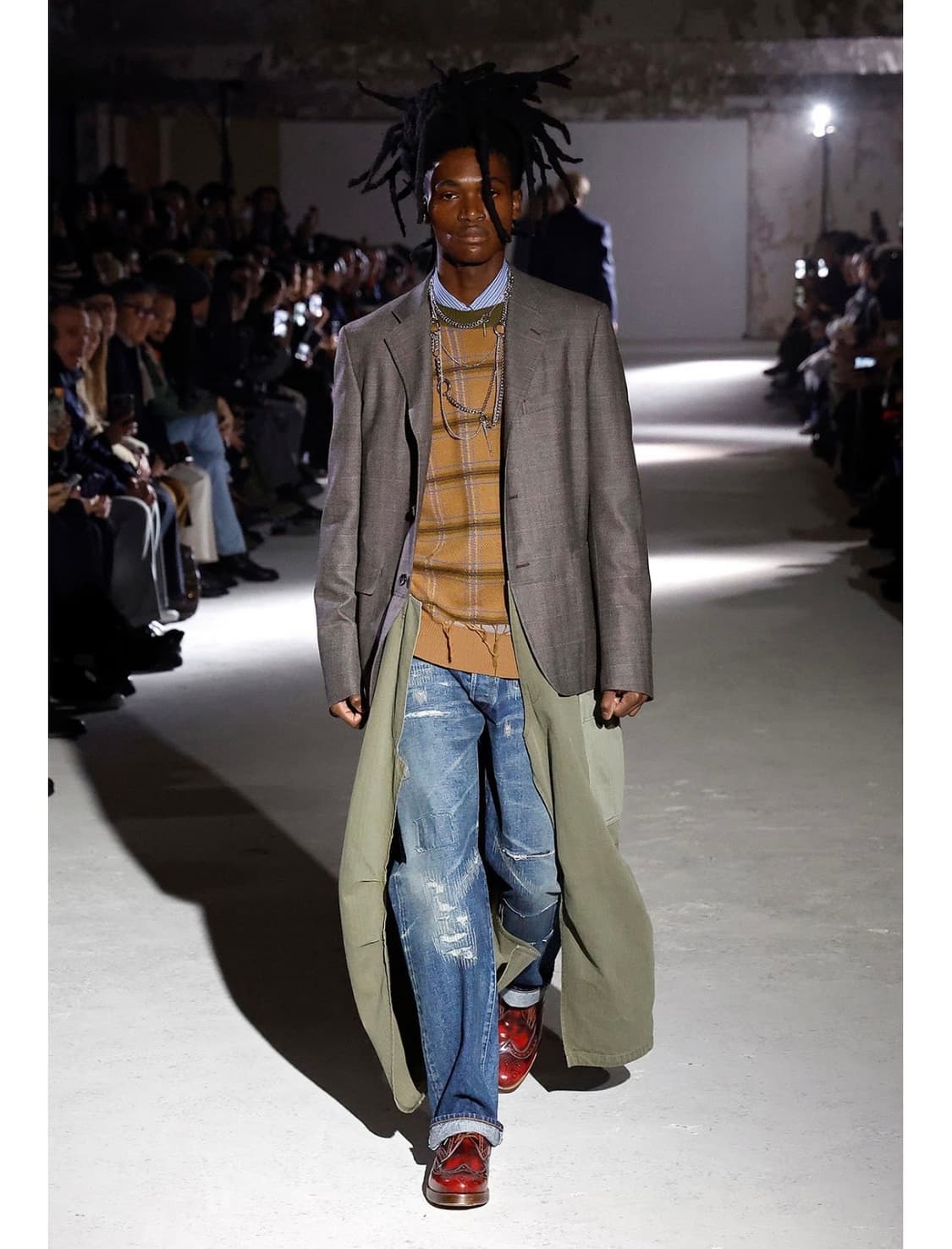 준야 와타나베X뉴메뉴얼 데님 팬츠 S 상품이미지1