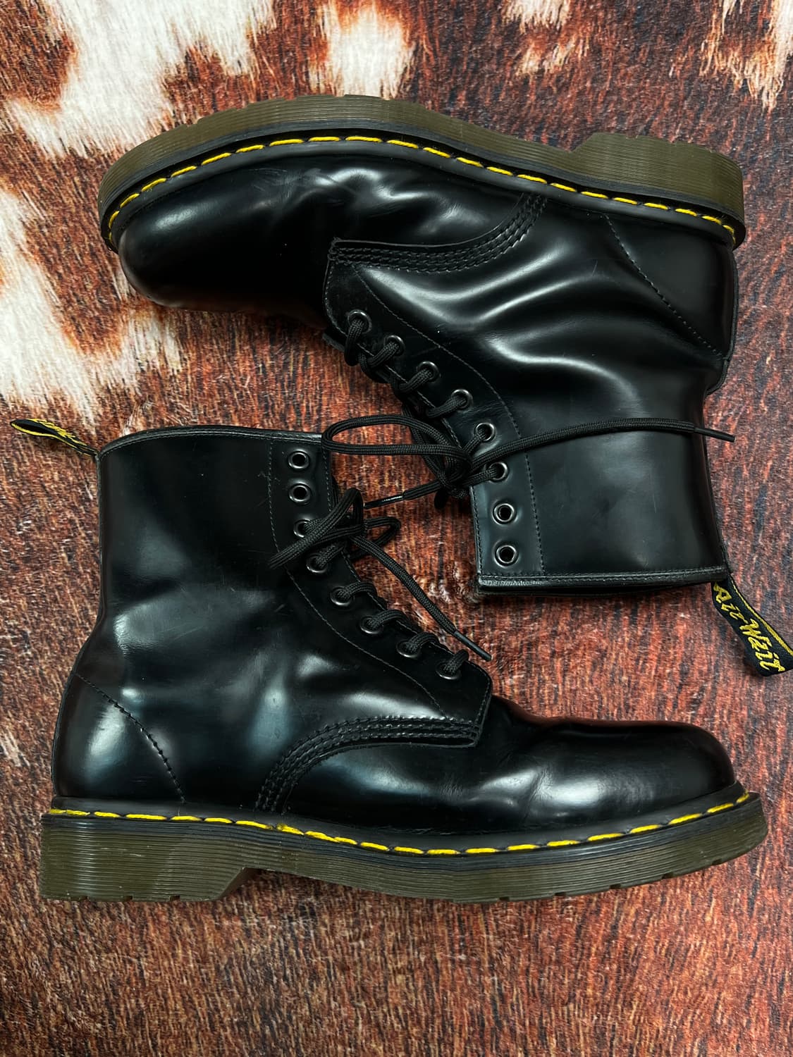 [260] 닥터마틴 1460 스무스 8홀 워커 블랙 상품이미지3