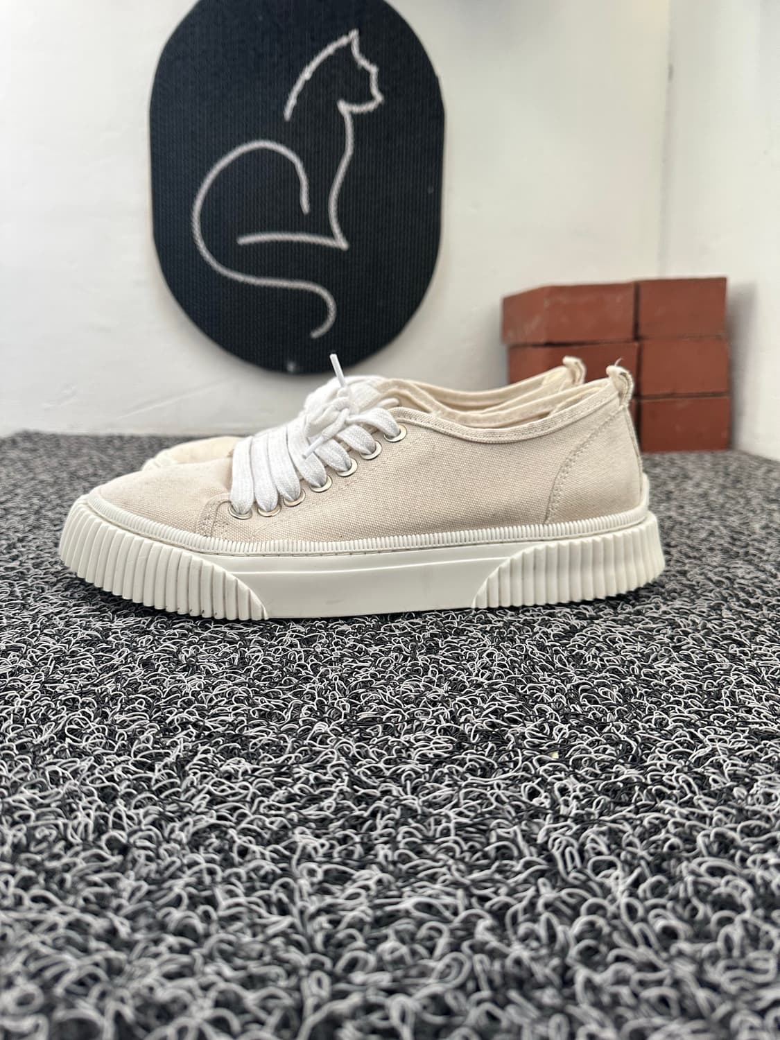 AMI 아미 스니커즈 베이지 41 (260mm) 상품이미지4