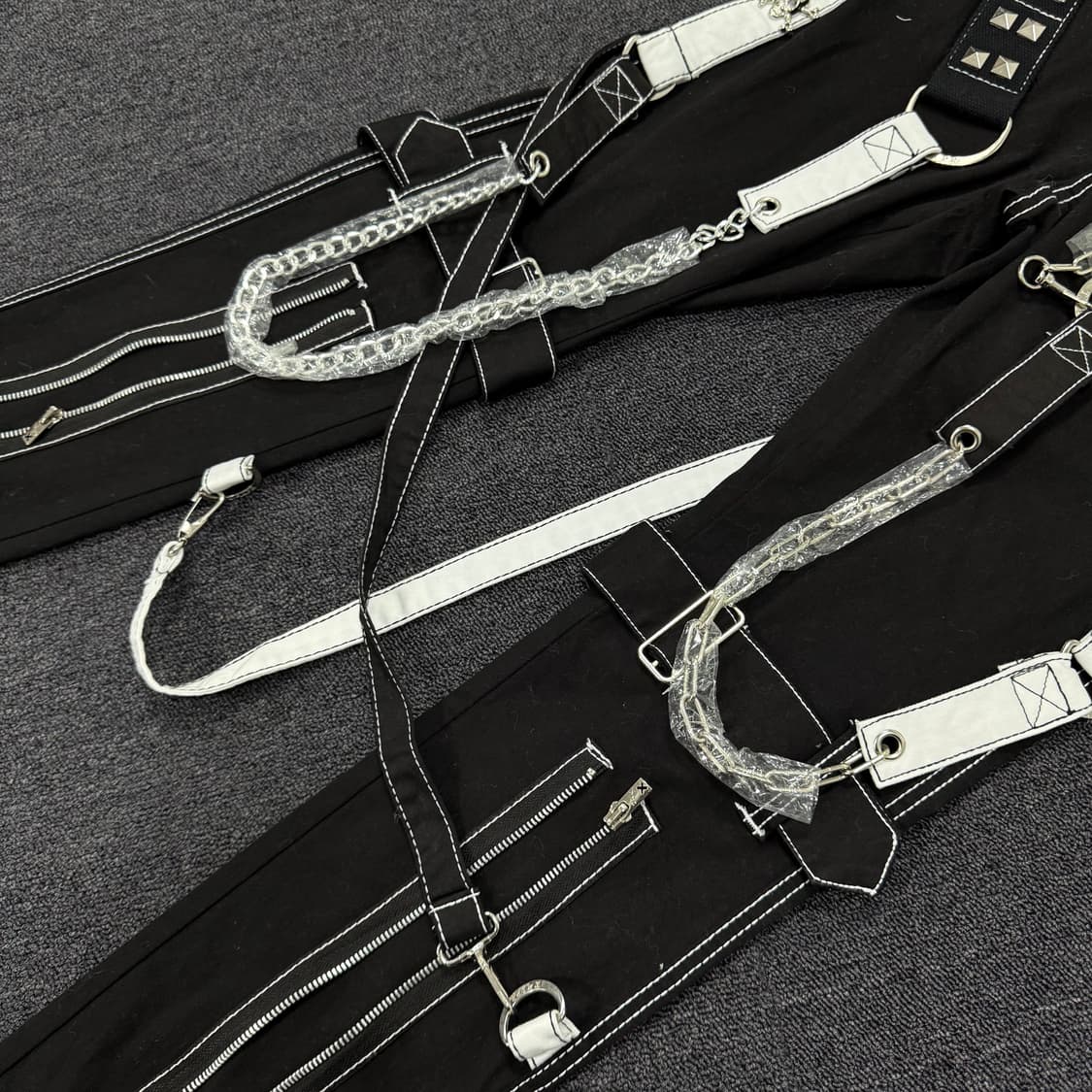 TRIPP nyc 본디지 스트랩 레이더 지퍼 팬츠 상품이미지5