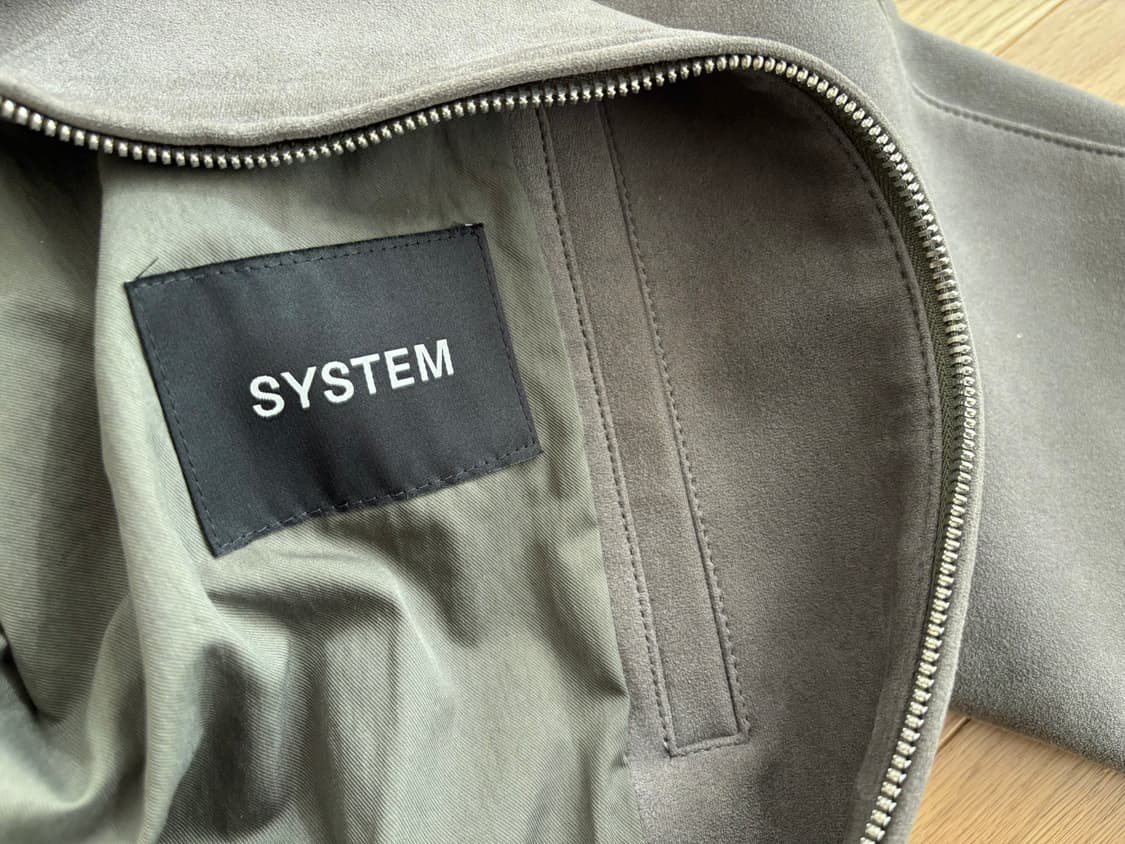 시스템 옴므 페이크 스웨이드 투웨이 집업 95 상품이미지5