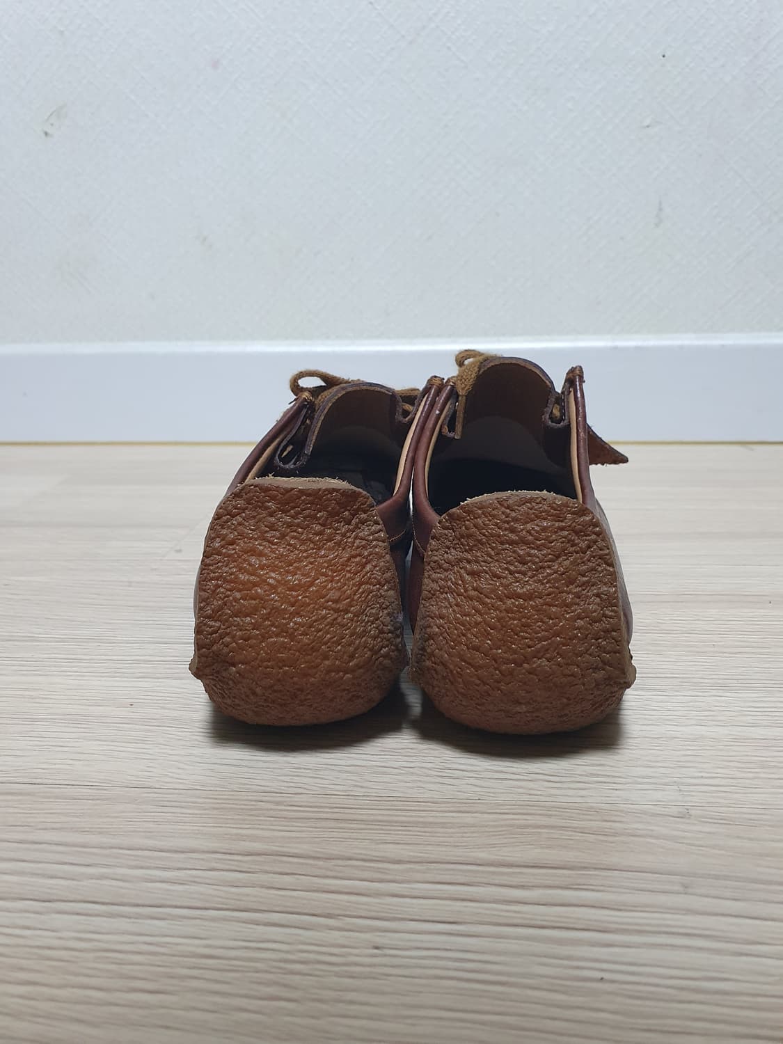 클락스 왈라비 브라운 레더 슈즈 240 상품이미지5