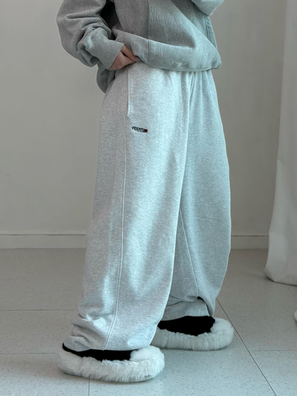 아웃도어 멜란지 코튼 팬츠 상품이미지2