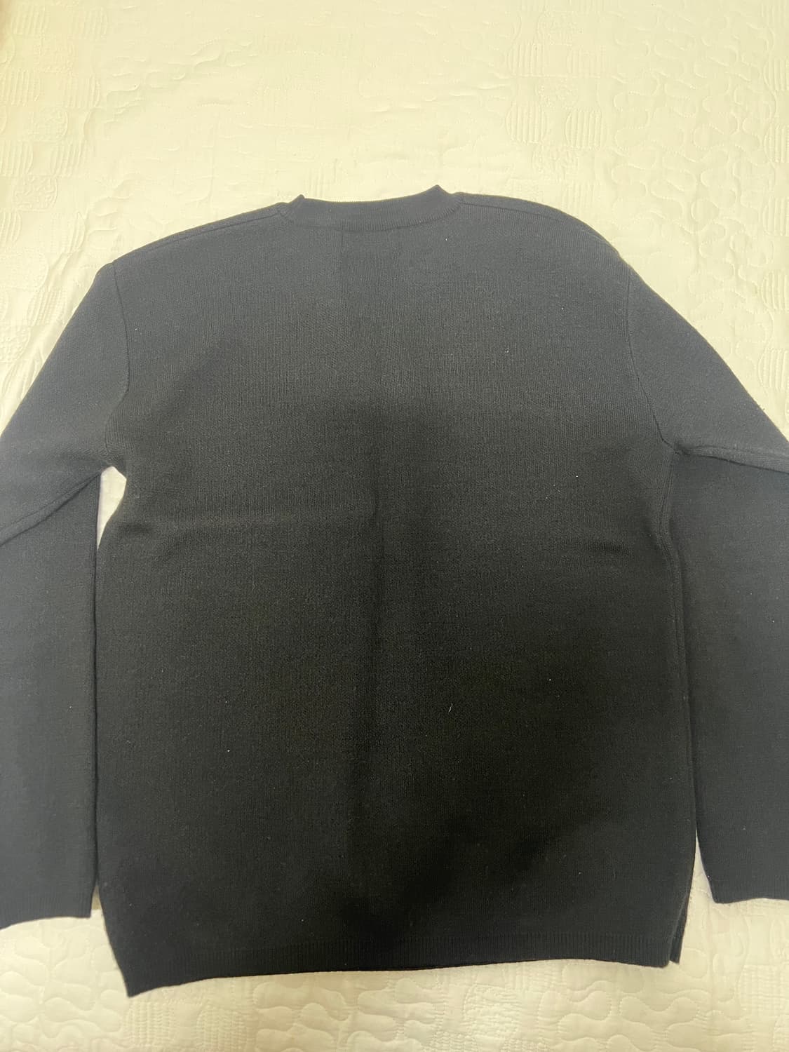 쿠어 울 라운드 니트 s 상품이미지4