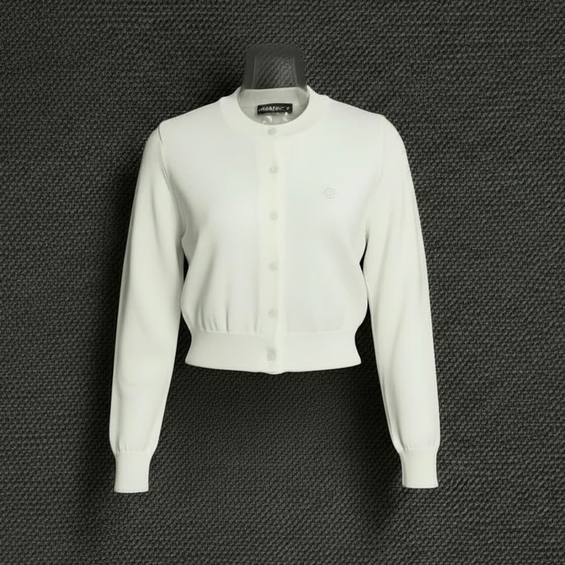 [Free] Oioi 오아이오아이 크림 라운드 니트 가디건 상품이미지1