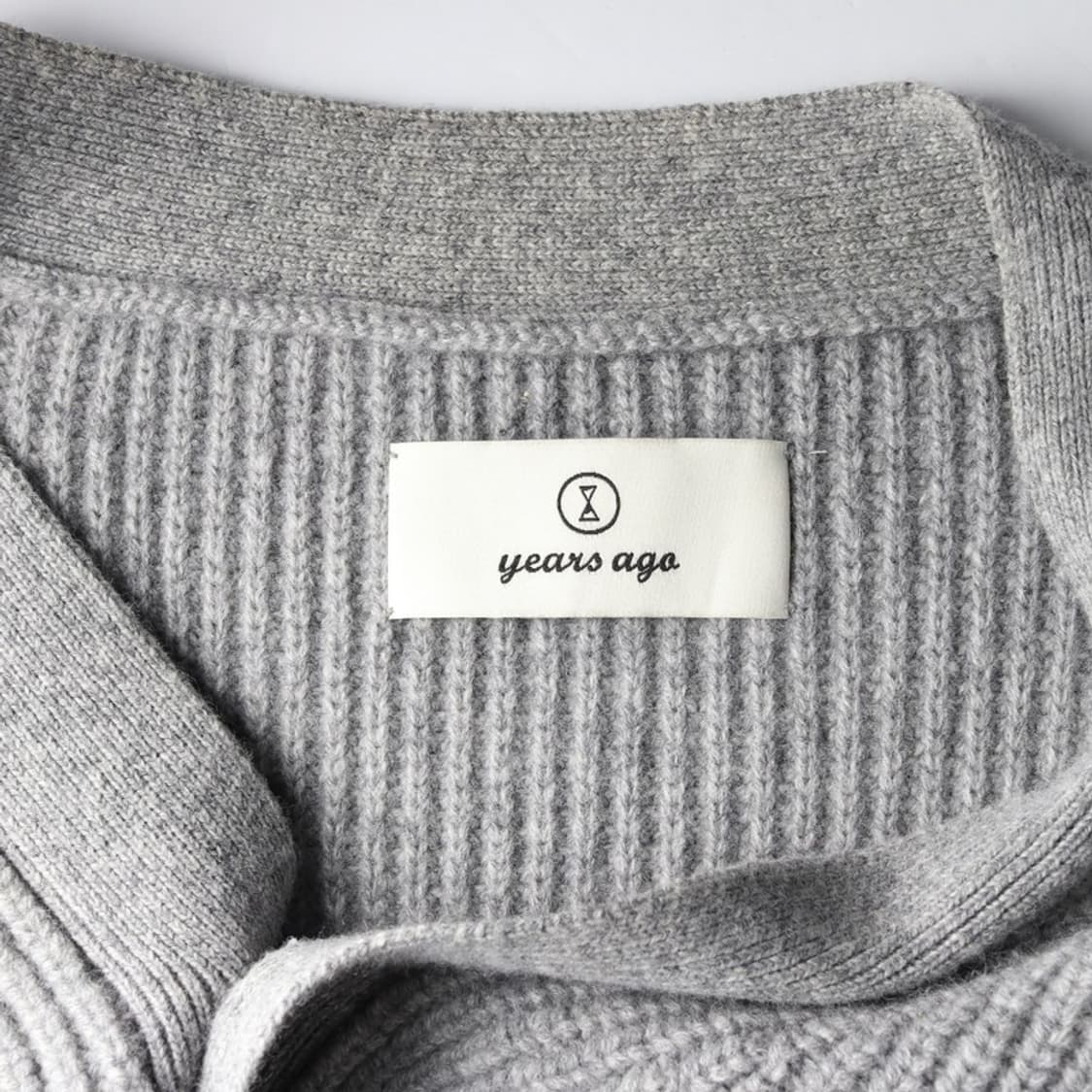 YEARS AGA 로버 울 가디건 멜란지 그레이 L 상품이미지5