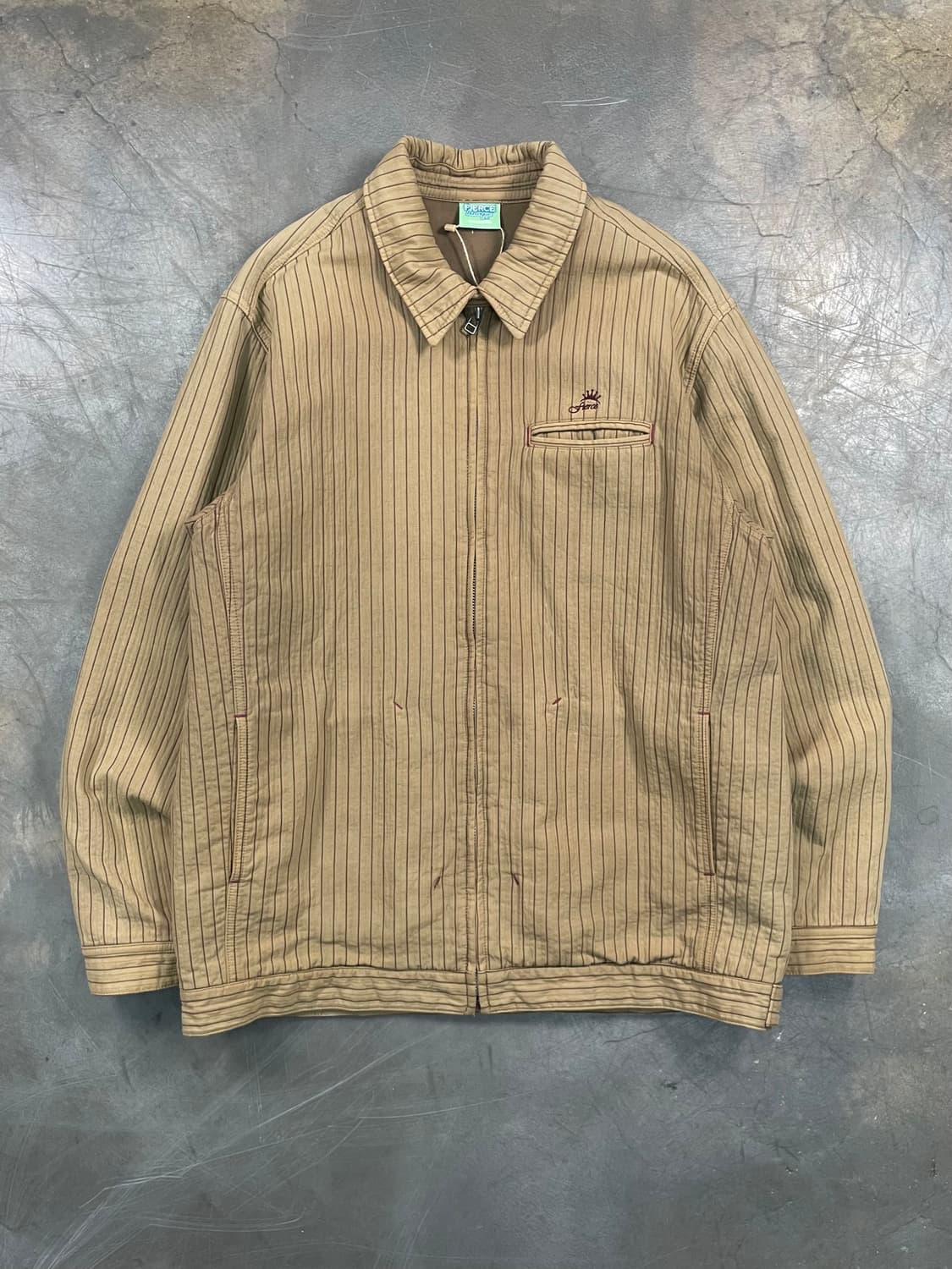 Fierce 바로크 스트라이프 블루종 자켓 상품이미지1