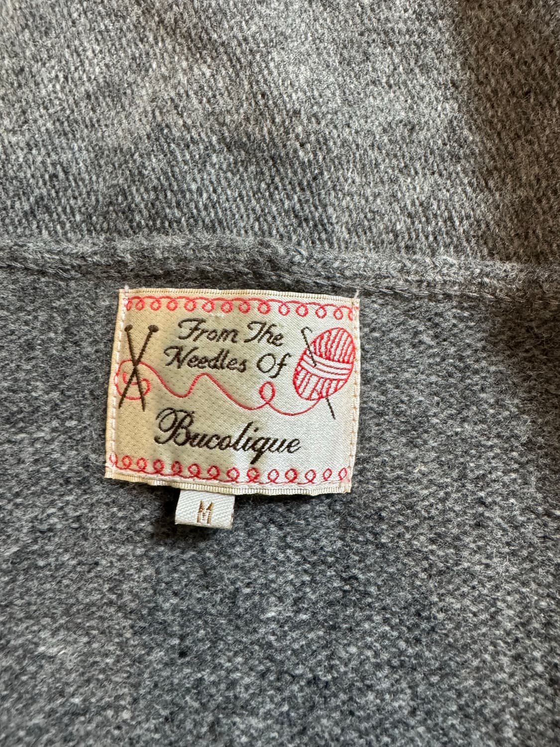 Bucolique 비꼴리끄 숄카라 니트 베스트 상품이미지2