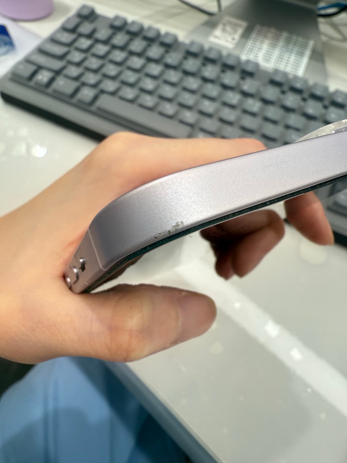 아이폰 14플러스 퍼플 단품 256G 배터리성능 83% 상품이미지5