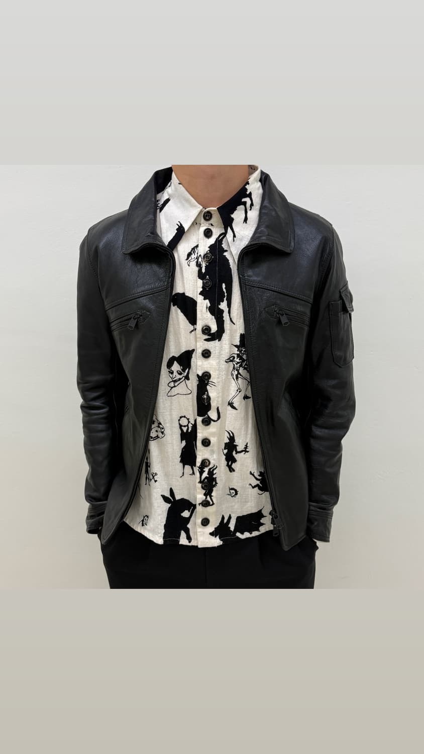 논네이티브 레더 자켓 상품이미지1