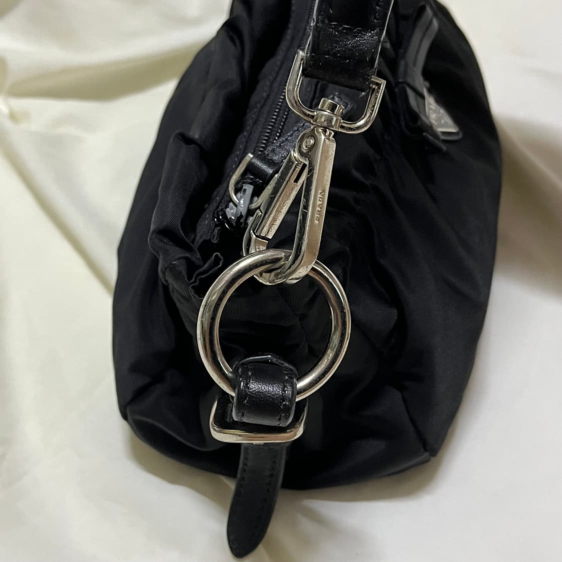 빈티지 ) prada 프라다 포코노 리본 미니백 상품이미지5