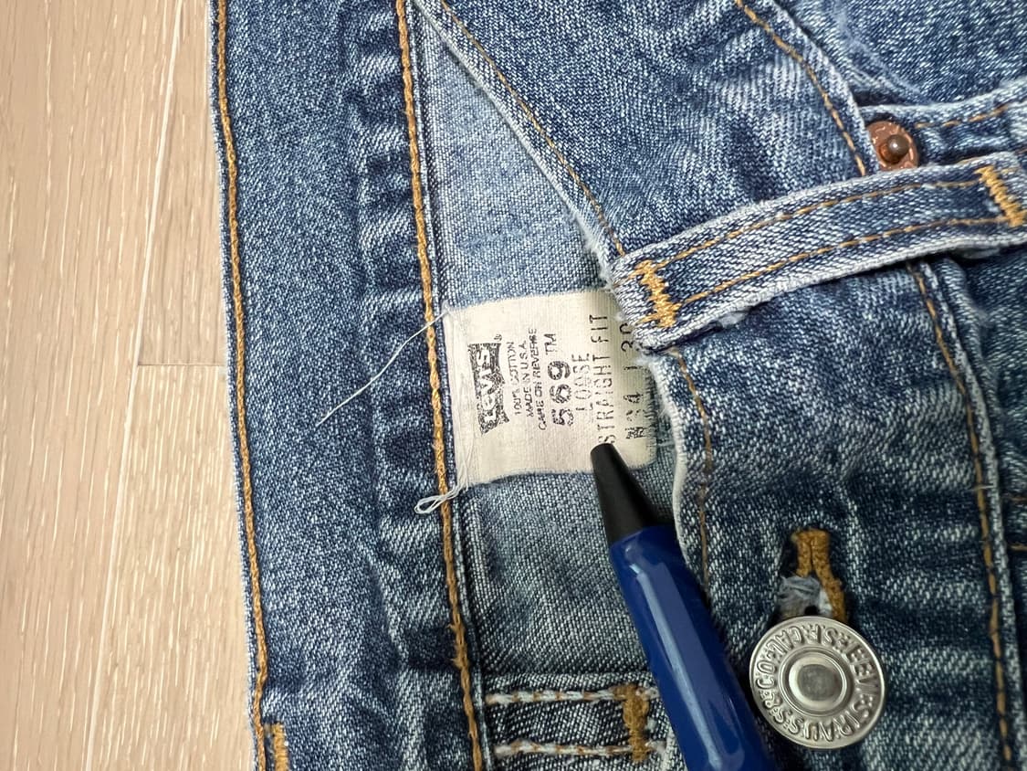 빈티지 리바이스 569 made in usa🇺🇸 상품이미지5