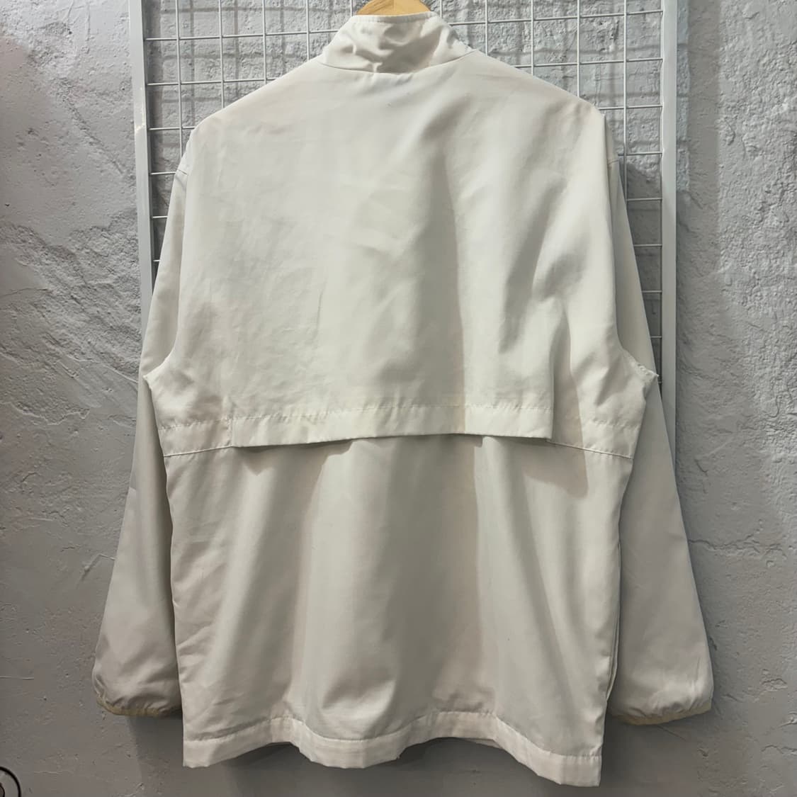 00s 나이키 올드스쿨 테니스 로고 화이트 바람막이 L 상품이미지2