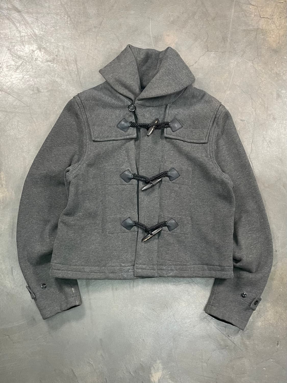 폴로 백패치 숏 더플 코트 자켓 상품이미지1