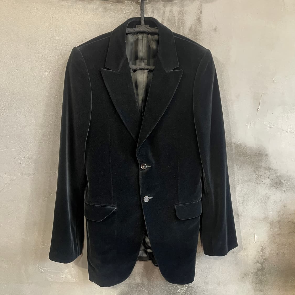 06aw 알렉산더 맥퀸 벨벳 블레이저 상품이미지1