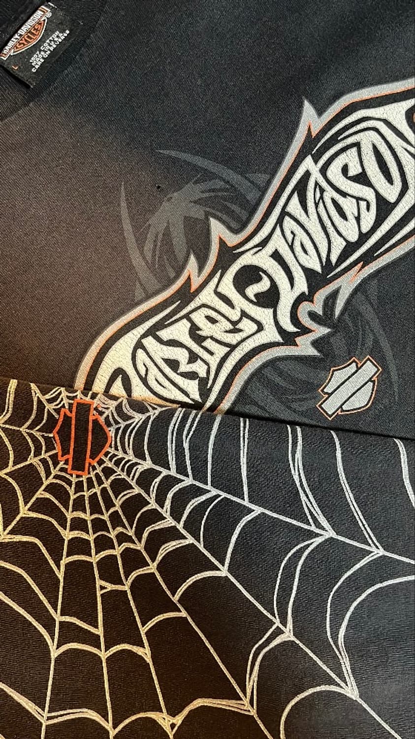 빈티지 할리데이비슨 스파이더 웹 롱슬리브 상품이미지10